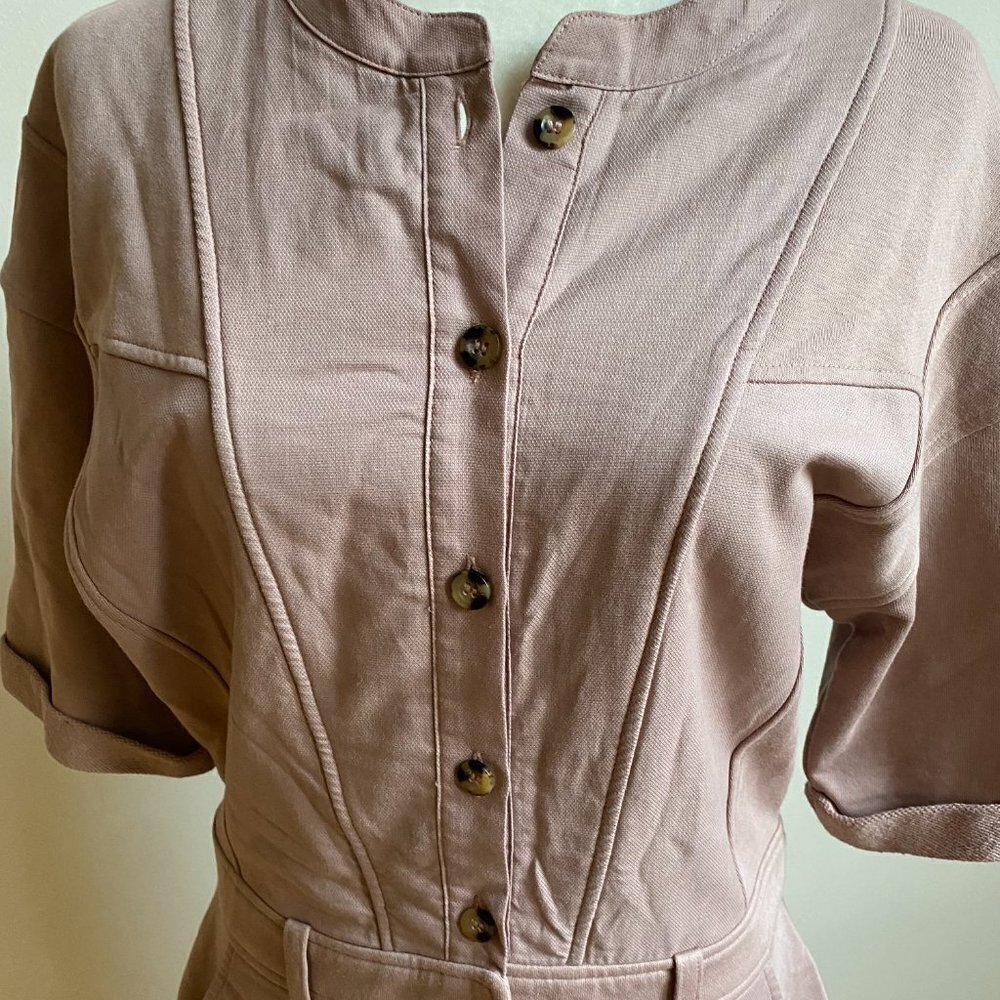 Reiss BNWOT womens "emlyn" sweatshirt dress panel detail - Picture 7 of 14
